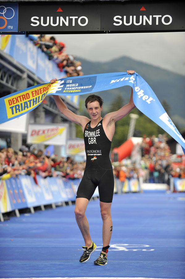 Alistair Brownlee Wins the Dextro Energy Triathlon - ITU World Championship Series triathlon in Kitzbuhel, Austria